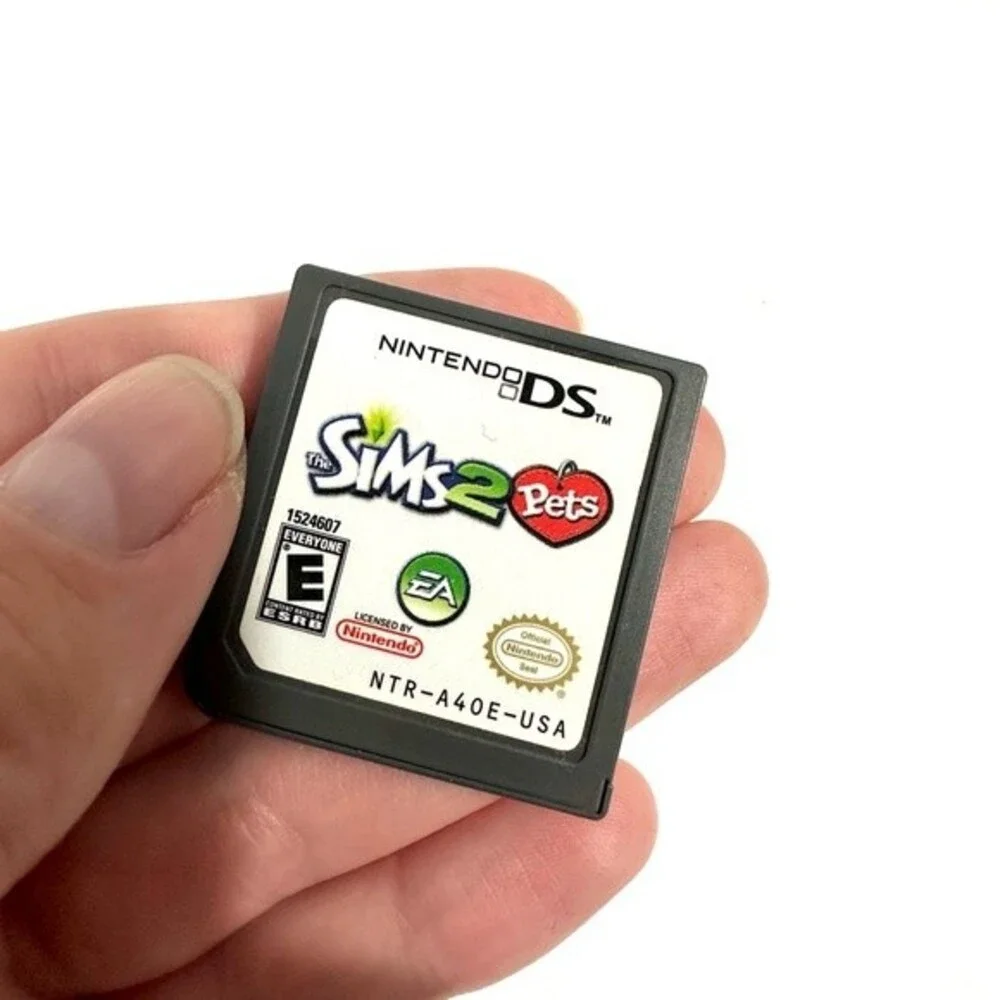 Nintendo DS Sims 2 Pets Game Animal Kids Player Fun Vintage